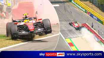 'I've destroyed the car' | Hamilton crashes out of final practice!