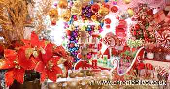 Christmas arrives in Gateshead in July as stunning festive shop full of decorations opens its doors