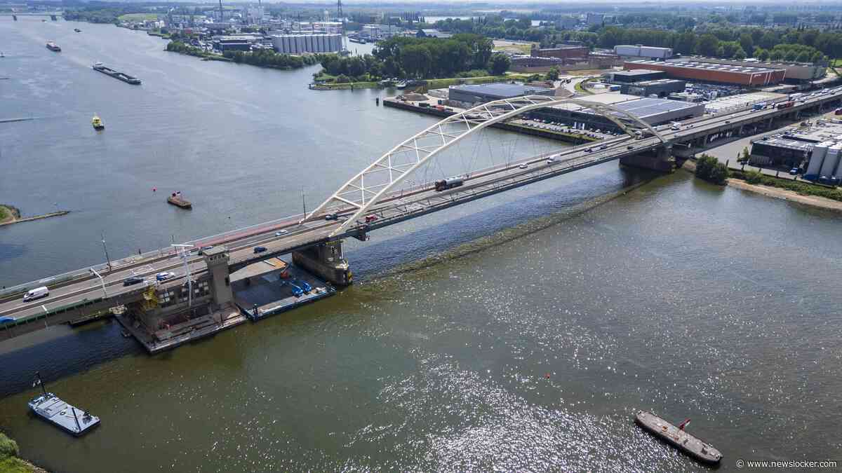 Merwedebrug vanaf zaterdagavond gesloten voor vrachtwagens, brugconstructie niet veilig