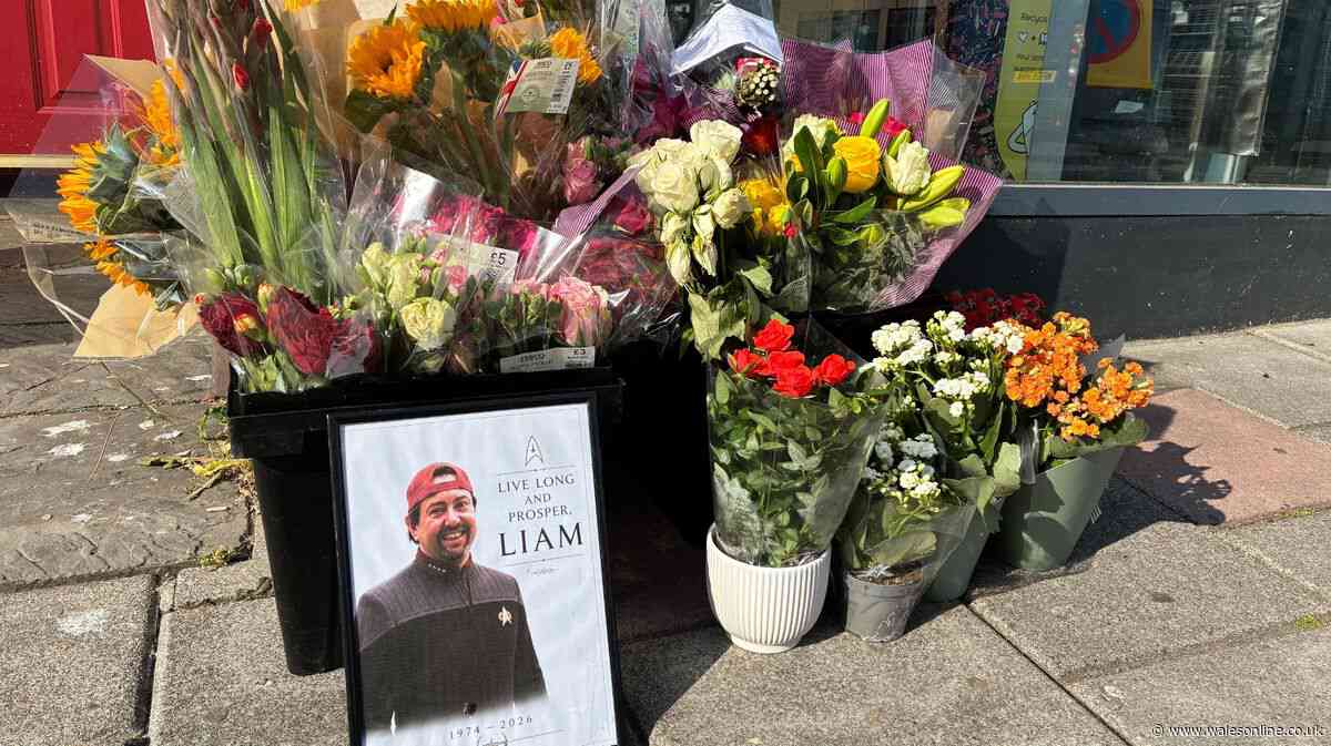 Tributes to popular Big Issue seller killed in house fire pile up outside Swansea shop