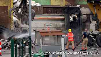 Fire crews called after blaze breaks out at Sharston tip