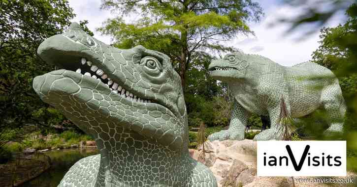 Crystal Palace’s famous dinosaurs restored to their Victorian glory