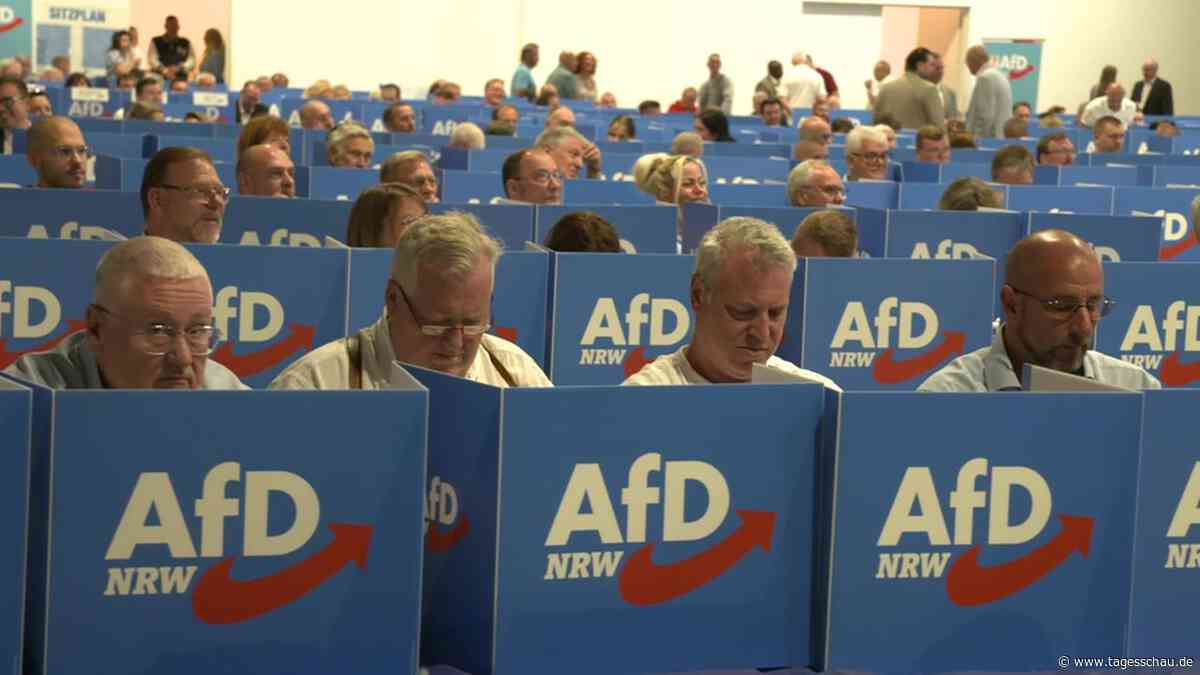 NRW-AfD beendet turbulente Listenaufstellung - Machtkampf im Landesverband