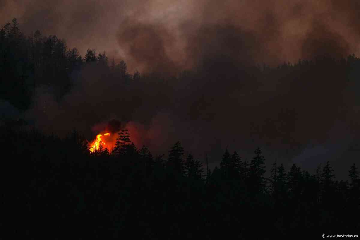 B.C. wildfire tally surges past 100 as lightning transforms fire season in a flash