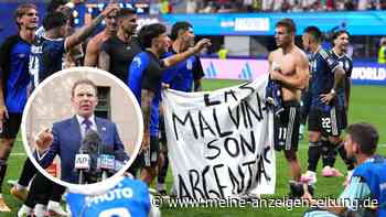Trump-Vertrauter nimmt Argentiniens Kriegsplakat im WM-Halbfinale in Schutz