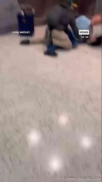 ICE leaves man partially handcuffed after walking away from airport arrest