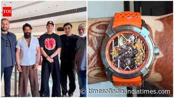 Rishab flaunts Rs 35.88L Ram Janmabhoomi watch with Ramayana team