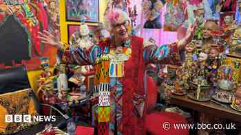 The 85-year-old living in her own art installation