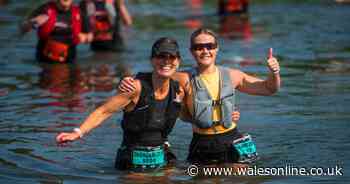 Hundreds of people run through rivers, sand dunes and and insane 65km course in roasting temperatures