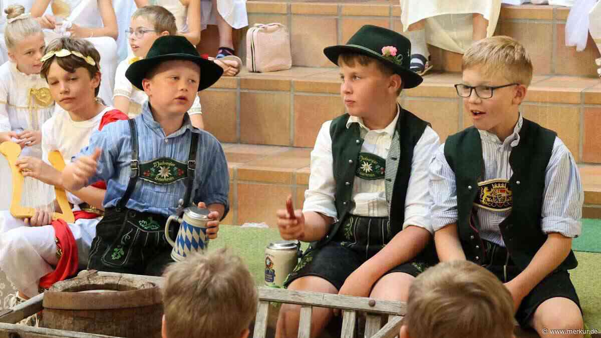 Viertklässler führen Musical auf – und ein Gott verschwindet ins Wirtshaus