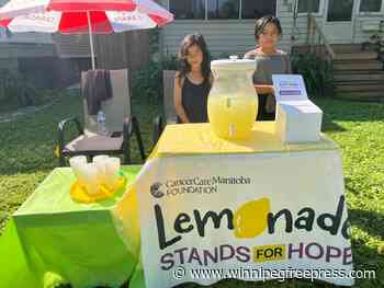 Lemonade Stands for Hope raises funds for CancerCare Manitoba