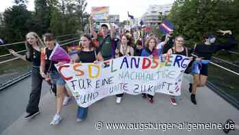 Christopher Street Day in Landsberg: Ein bunter Umzug und viele ernste Töne