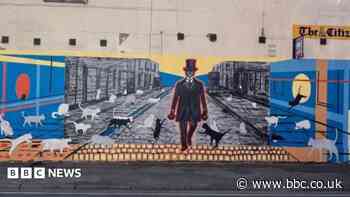 Mural of mayor who fed stray cats is unveiled