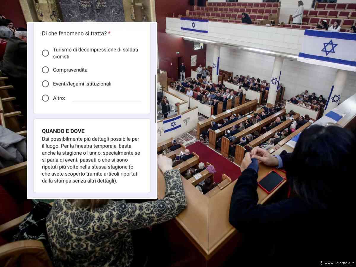 "Siamo alla caccia all'ebreo". Indignazione per il questionario sul "turismo sionista" in Italia. E il form sparisce dal web