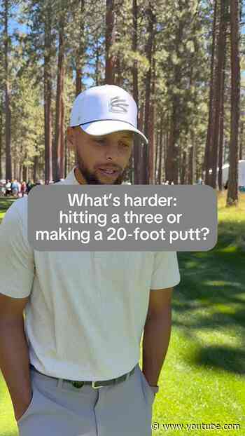 ⛳️ Steph Curry GOLF Rapid Fire | #shorts