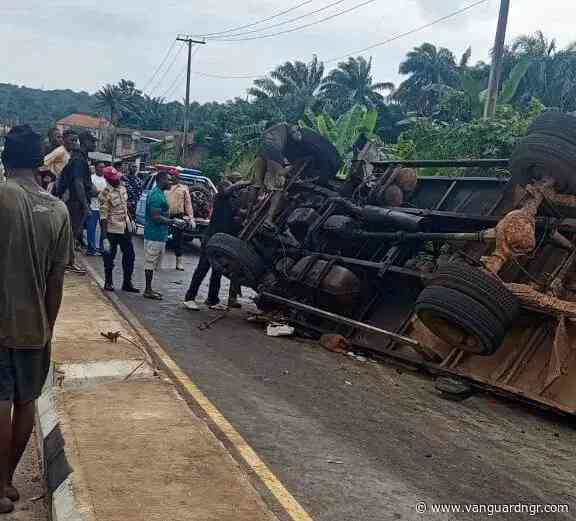 Three die, four injured in lone truck accident in Anambra – FRSC