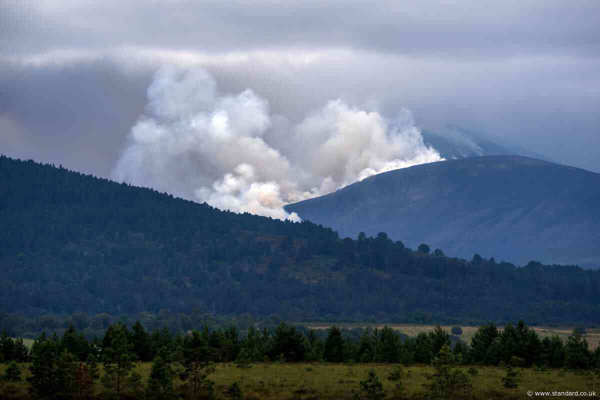 Fire crews still in attendance at Cairngorms wildfire say progress has been made