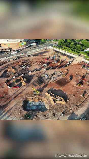 Seeing the Continental Coliseum construction site from a new perspective 🏗️