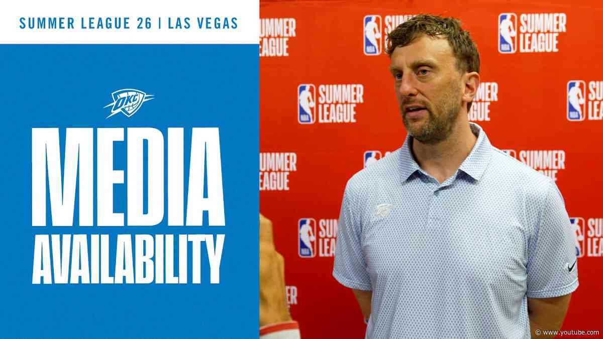 Coach Connor Johnson following Game 4 in Las Vegas | 2026 NBA Summer League | OKC Thunder
