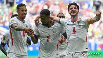 Watch as captain Rice gives England early lead against France