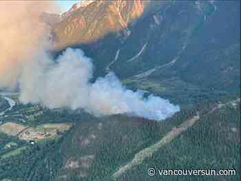 B.C. Wildfires: Smoke fills some communities as crews battle fires near Pemberton, Boston Bar