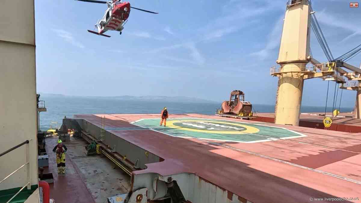 Major rescue operation after man 'crushed in machinery'