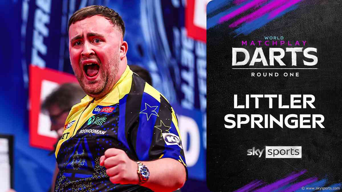 Reigning champion Littler eases past Springer in Blackpool!