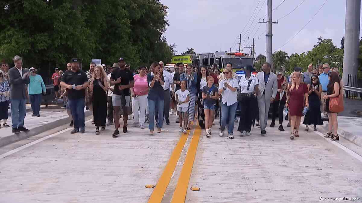 Ribbon-cutting ceremony held for controversial Palmetto Bay bridge
