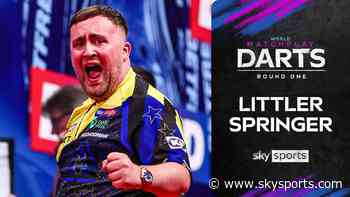 Reigning champion Littler eases past Springer in Blackpool!
