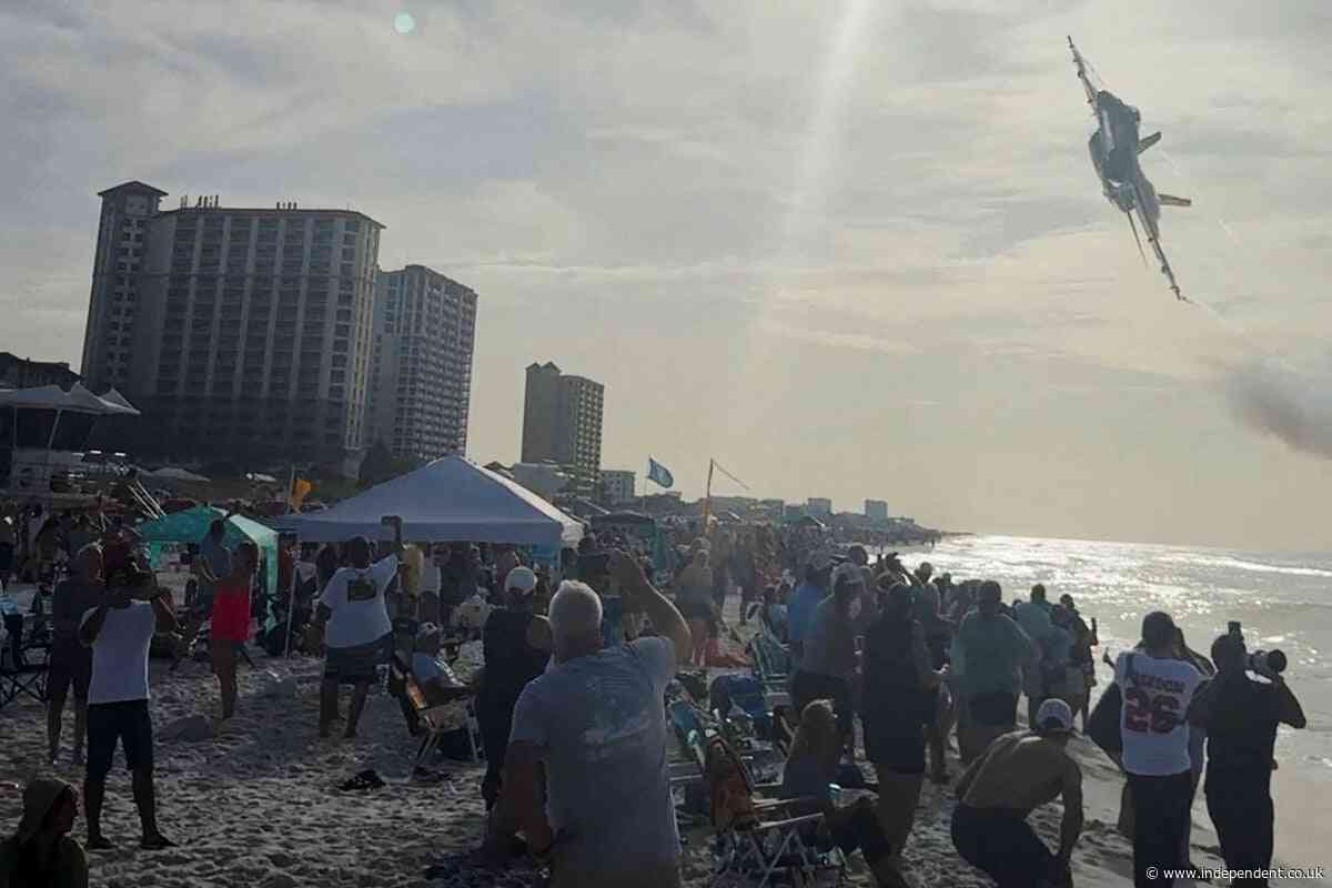 Pilot in viral Blue Angels close-shave flyover admits beach buzz was ‘mistake’ not MAGA bravado