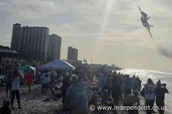 Pilot in viral Blue Angels close-shave flyover admits beach buzz was ‘mistake’ not MAGA bravado
