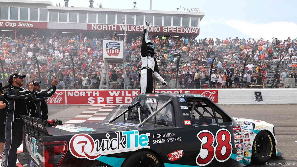 Chandler Smith Makes NASCAR Truck History With North Wilkesboro Win