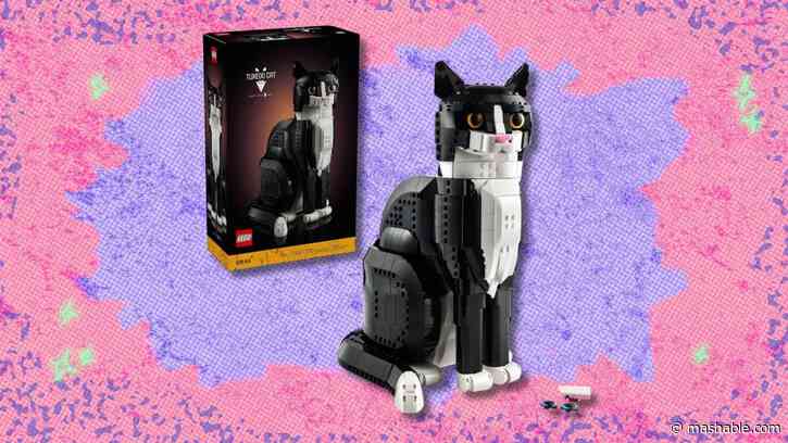 Amazon has slashed $18 off the Lego Ideas Tuxedo Cat — buy now for $81.99