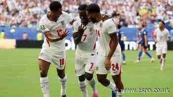 France 4-6 England: Bukayo Saka scores hat trick a...