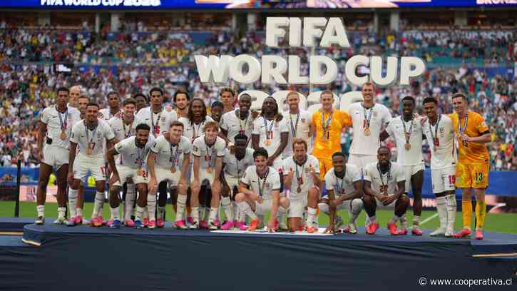 Inglaterra recibió en Miami la medalla de bronce por el tercer lugar del Mundial