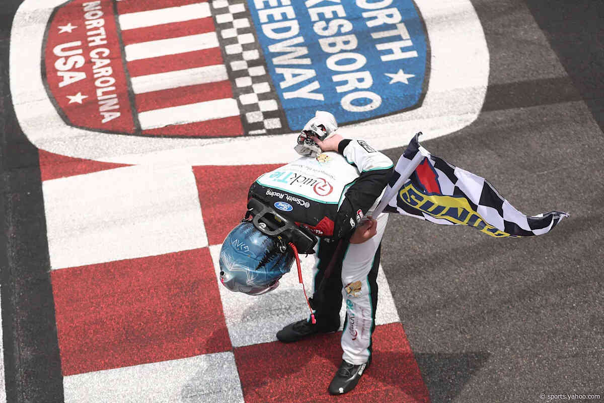 Chandler Smith, NASCAR winner at North Wilkesboro, remembers Kyle Busch as a mentor
