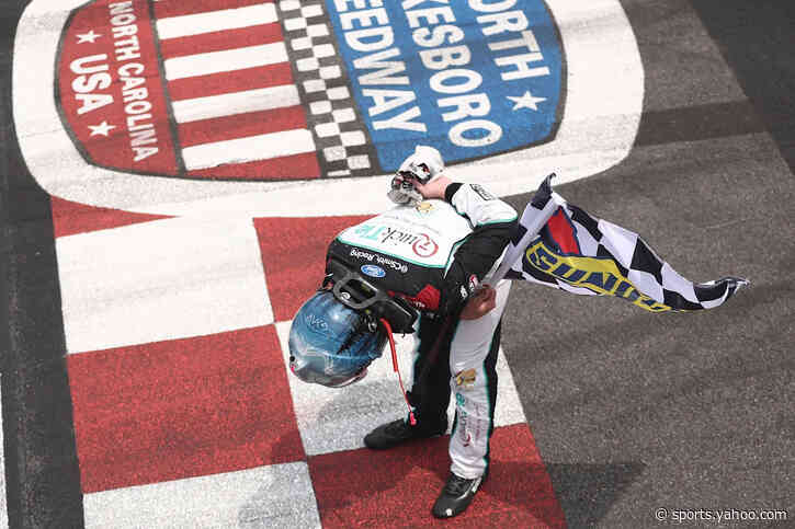 Chandler Smith, NASCAR winner at North Wilkesboro, remembers Kyle Busch as a mentor