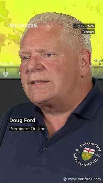 Ford responds to U.S. politicians blaming Canada for wildfire smoke