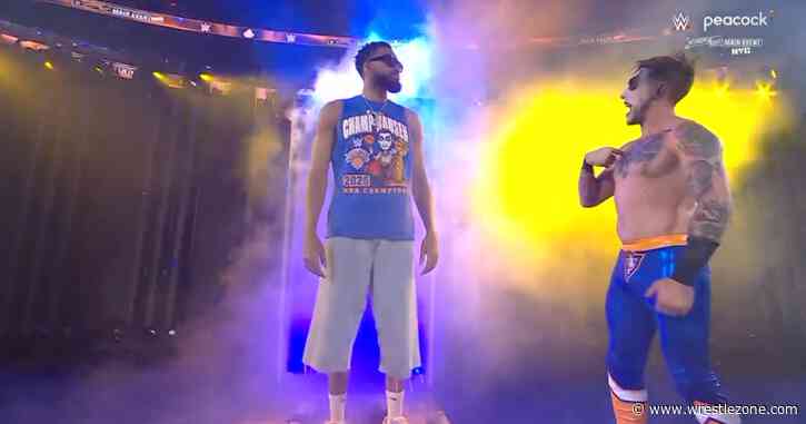 Karl-Anthony Towns Helps Danhausen Win at WWE Saturday Night’s Main Event