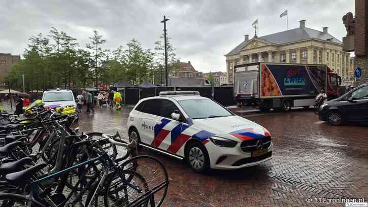 Fietser gewond bij aanrijding met vrachtwagen op Grote Markt