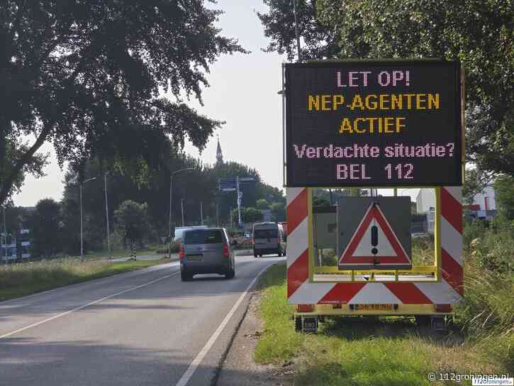 Waarschuwingsborden tegen nepagenten geplaatst in Delfzijl