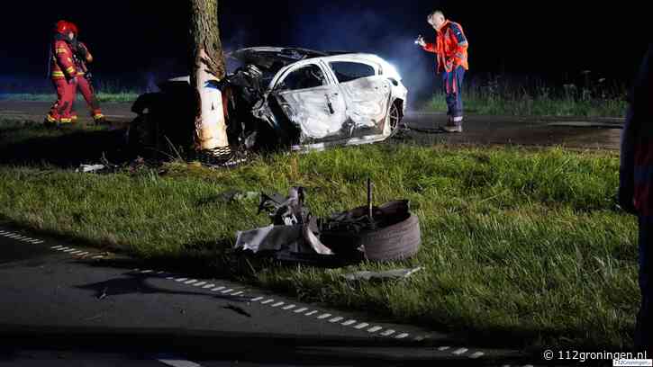 Twee mannen(25 & 30) komen om het leven bij zware crash in ‘rot bocht’ (Video)