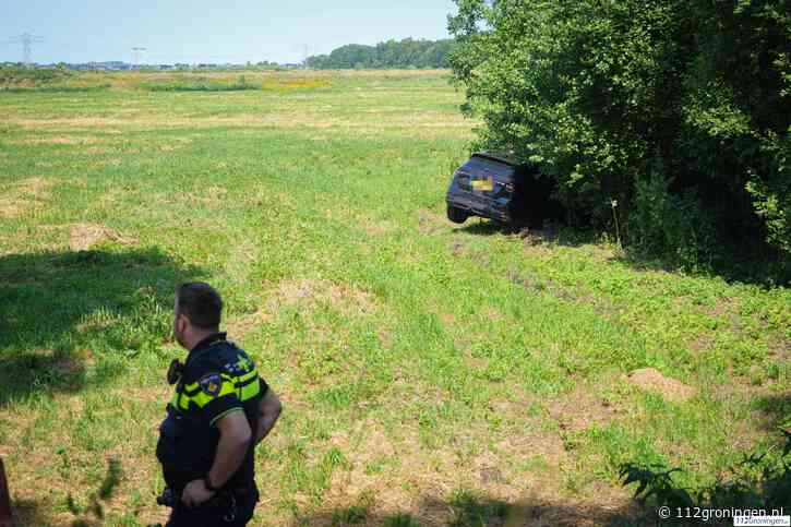 Auto raakt van de weg bij Harkstede, 1 man gewond