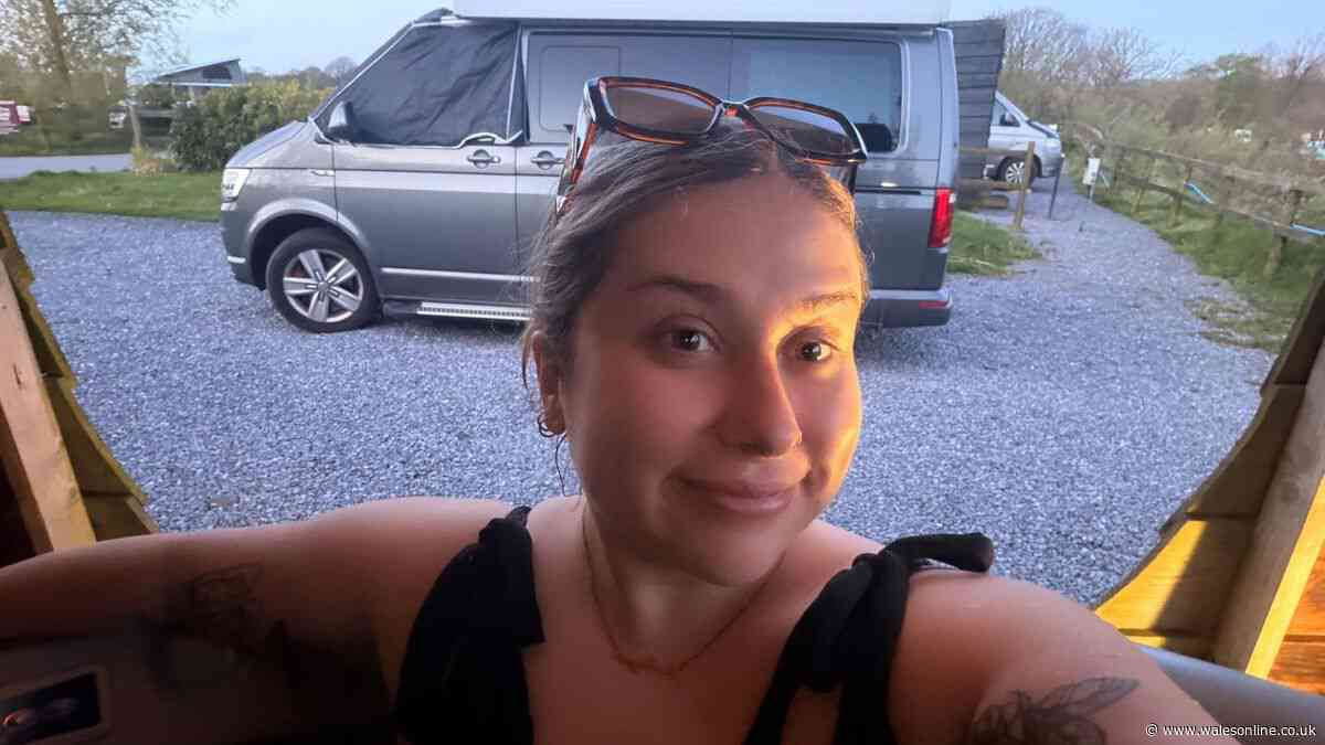 I stayed at a stunning Welsh campsite where you get your own hot tub