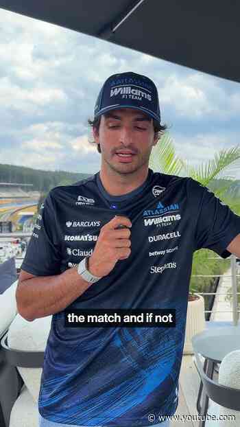 Carlos' World Cup Final prediction is in... 🥁 #f1 #worldcup