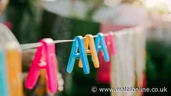 Households drying laundry outside this summer advised to 'take caution'