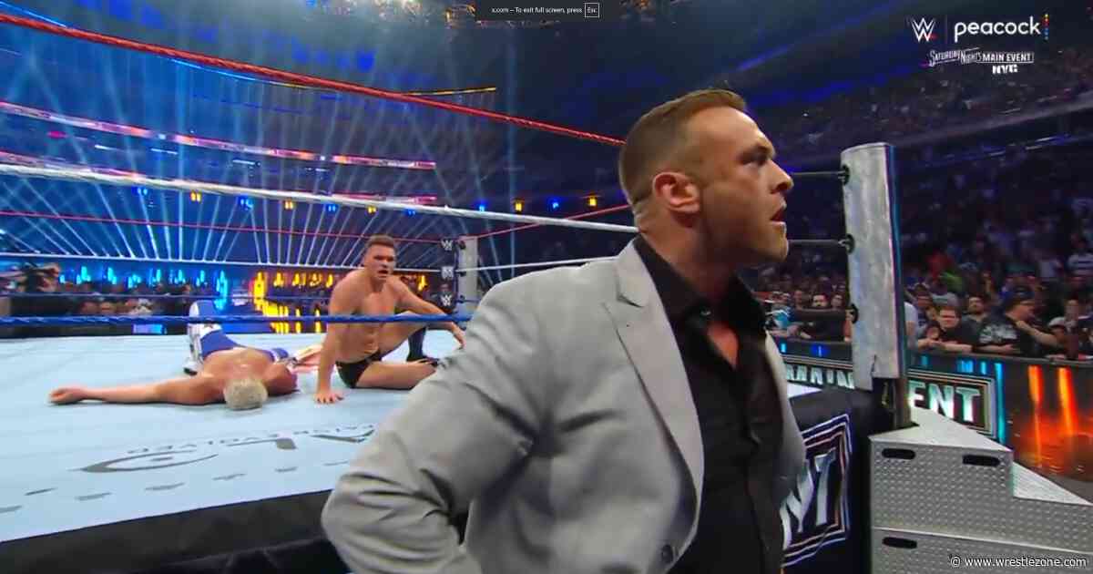 Nick Aldis Interferes in Gunther and Sami Zayn’s WWE Saturday Night’s Main Event Match