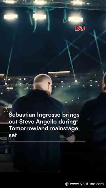 Sebastian Ingrosso was joined by Steve Angello during his Tomorrowland set 🤯 #tomorrowland