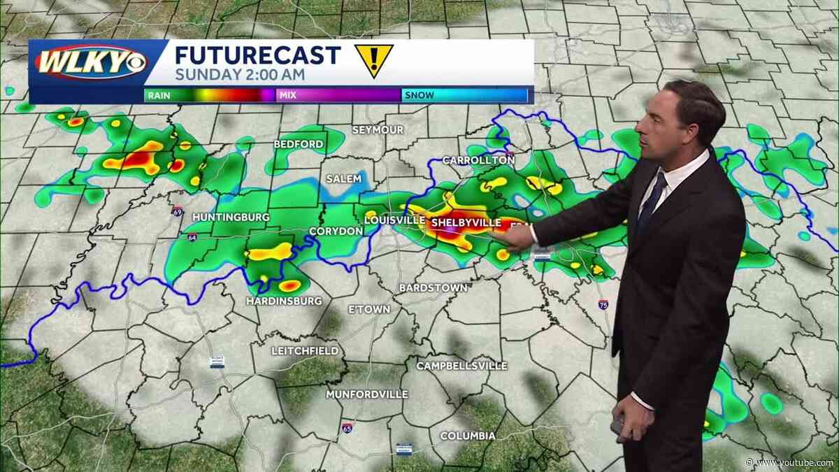 Scattered showers and a few storms tonight