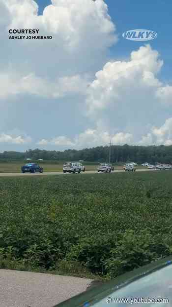MrBeast filming video with ISP in southern Indiana